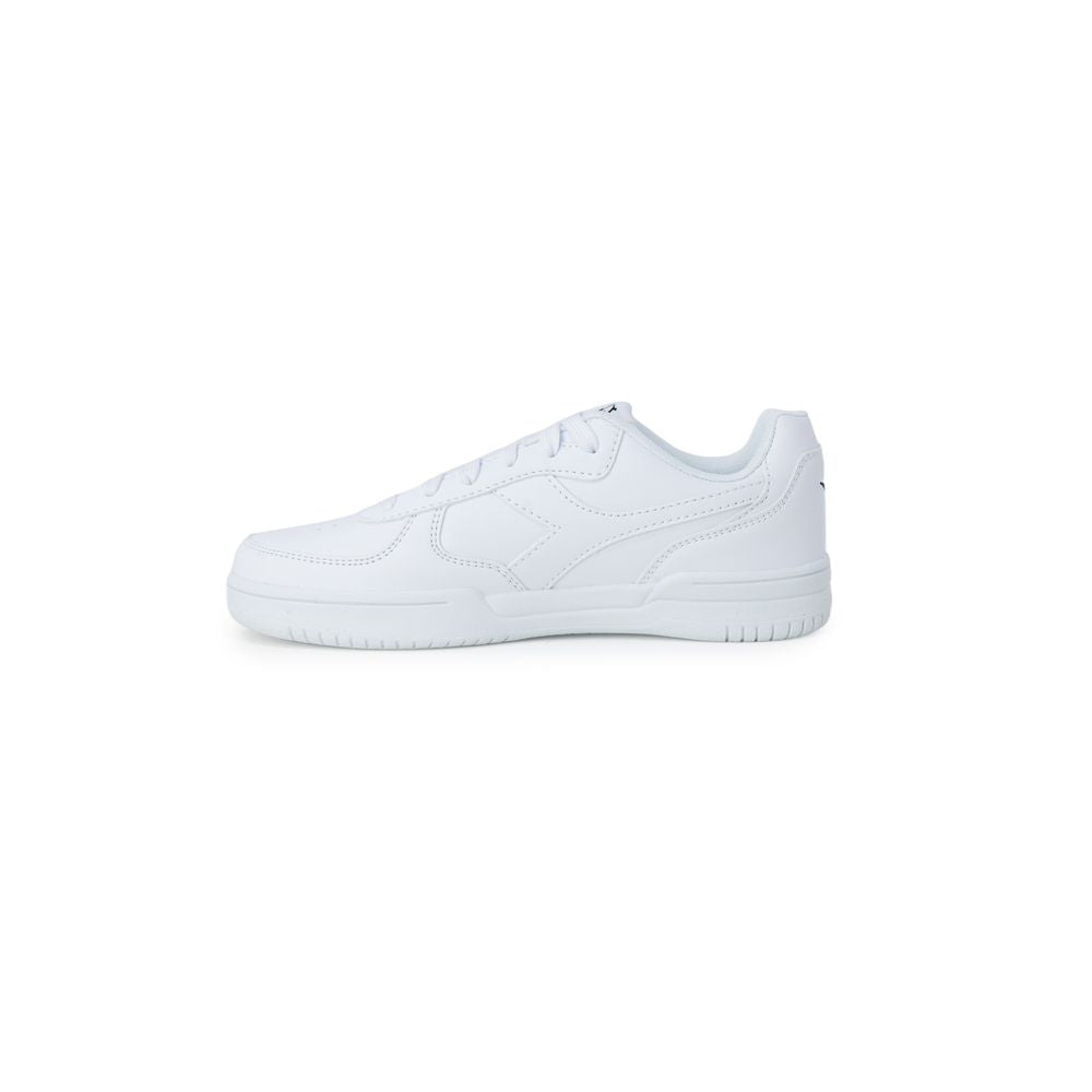 Diadora White Artificial Leather Low Top Sneakers