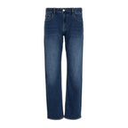 Armani Exchange Blue Cotton Skinny Jean