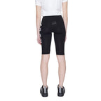 Icon Black Cotton Bermuda Shorts