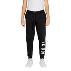 Icon Black And White Cotton Joggers (Workout Pants)