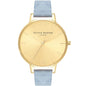 Olivia Burton Blue Artificial Leather Watch