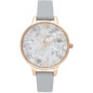 Olivia Burton Gray Artificial Leather Watch