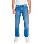 Calvin Klein Jeans Light Blue Cotton Relaxed Fit Jeans