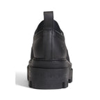 Calvin Klein Jeans Black Polyethylene Platform Pumps