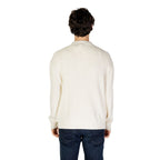 Calvin Klein Jeans Cream Cotton Sweatshirt