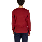 Calvin Klein Bordeaux Recycled Wool Sweatshirt