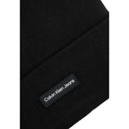Calvin Klein Jeans Black Recycled Polyester Cap (Baseball Hat)