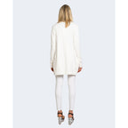 Vila Clothes White Viscose Cardigan