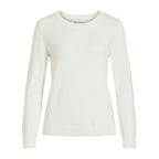 Vila Clothes White Viscose Sweatshirt