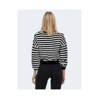 Only Black And White Marabou Sweatshirt