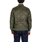 Gianni Lupo Green Polyamide Bomber