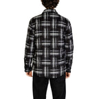 Gianni Lupo Black Polyester Coat