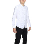Gianni Lupo White Cotton Dress Shirt