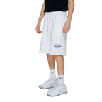 Underclub White Cotton Bermuda Shorts