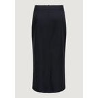Jacqueline De Yong Gray Polyester Long Skirt