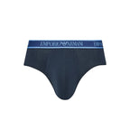 Emporio Armani Underwear Blue Cotton Briefs