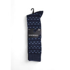 Emporio Armani Underwear Blue Cotton Socks