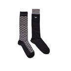 Emporio Armani Underwear Gray Cotton Socks