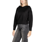 Vero Moda Black Viscose Hoodie