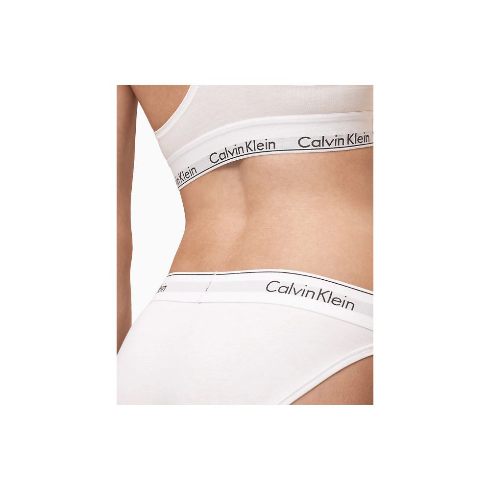 Calvin Klein Underwear White Cotton Pantie