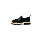 ASH Black Leather Platform