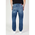 Tommy Hilfiger Jeans Blue Cotton Slim Fit Jeans