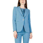 Rinascimento Turquoise Polyester Blazer
