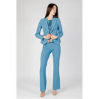 Rinascimento Turquoise Polyester Blazer