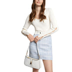 Morgan De Toi Blue Polyester Mini Skirt