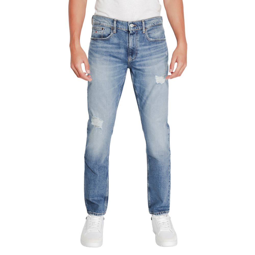 Tommy Hilfiger Jeans Blue Cotton Slim Fit Jeans