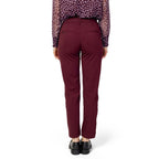Street One Bordeaux Polyester Casual Pants