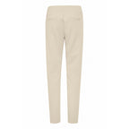 ICHI Beige Polyester Pants
