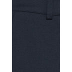 ICHI Blue Recycled Polyester Dress Pants