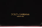 Dolce & Gabbana Pink Leather Heart Phone Cover