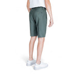 Antony Morato Green Linen Bermuda