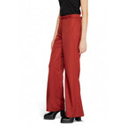 Vero Moda Red Polyester Flared Pants