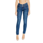 Street One Blue Cotton Mom Jeans
