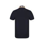 Burberry Blue Cotton Polo Shirt