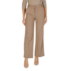 Street One Beige Viscose Casual Pants