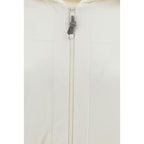 Brunello Cucinelli White Silk Sweatshirt