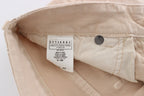 Cavalli Beige Wash Slim Fit Cotton Stretch Jeans