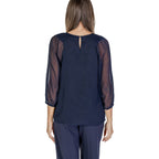 Street One Blue Polyester Blouse