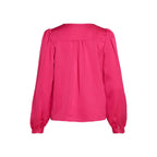 Vila Clothes Pink Polyester Blouse