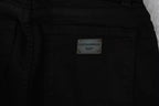 Dolce & Gabbana Black Mid Waist Slim Denim Cotton Stretch Jeans