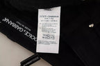 Dolce & Gabbana Black Cotton Stretch Skinny Denim Jeans
