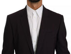 Dolce & Gabbana Purple MARTINI Wool Stretch 2 Piece Suit