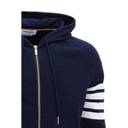 Thom Browne Blue Cotton Sweatshirt