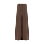 The Latest Brown Cotton Casual Pants