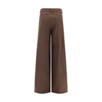 The Latest Brown Cotton Casual Pants