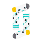 Happy Socks White Cotton Sock